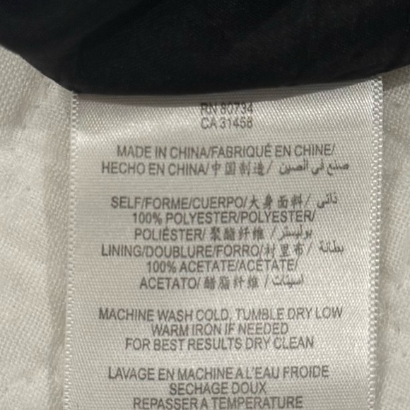 BCBGeneration Little Black Dress Strapless Taffeta Dress Size 4 Dark Romance - Picture 10 of 10